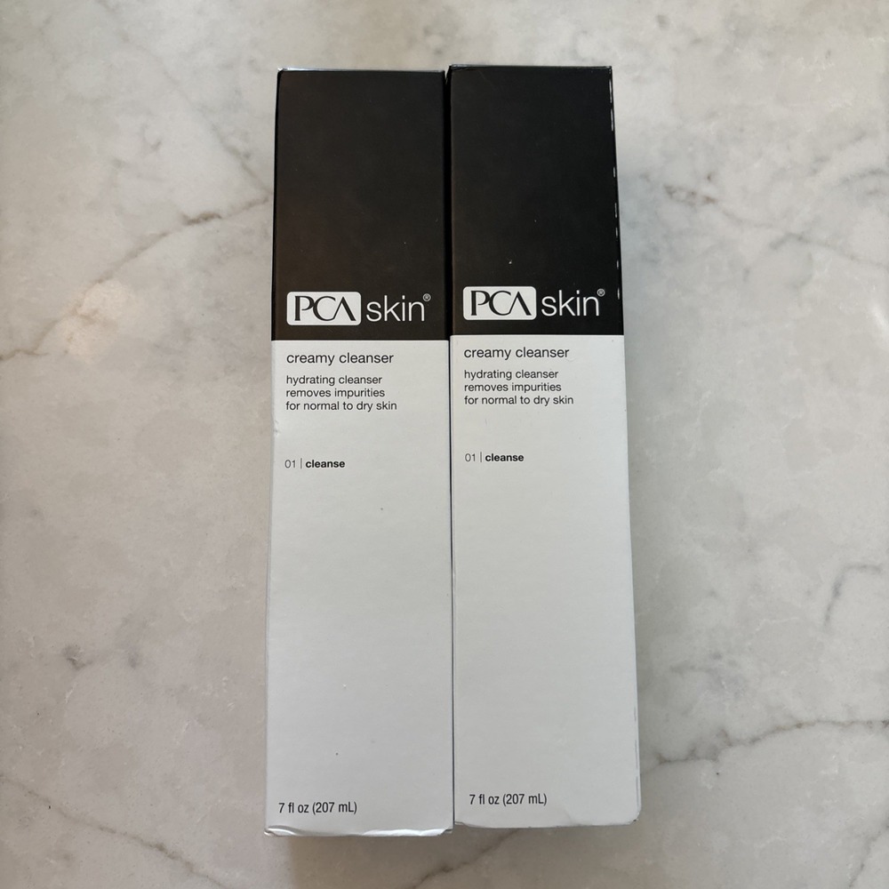 NEW LOT OF 2 PCA SKIN Creamy Cleanser 7 fl. oz. Brand New